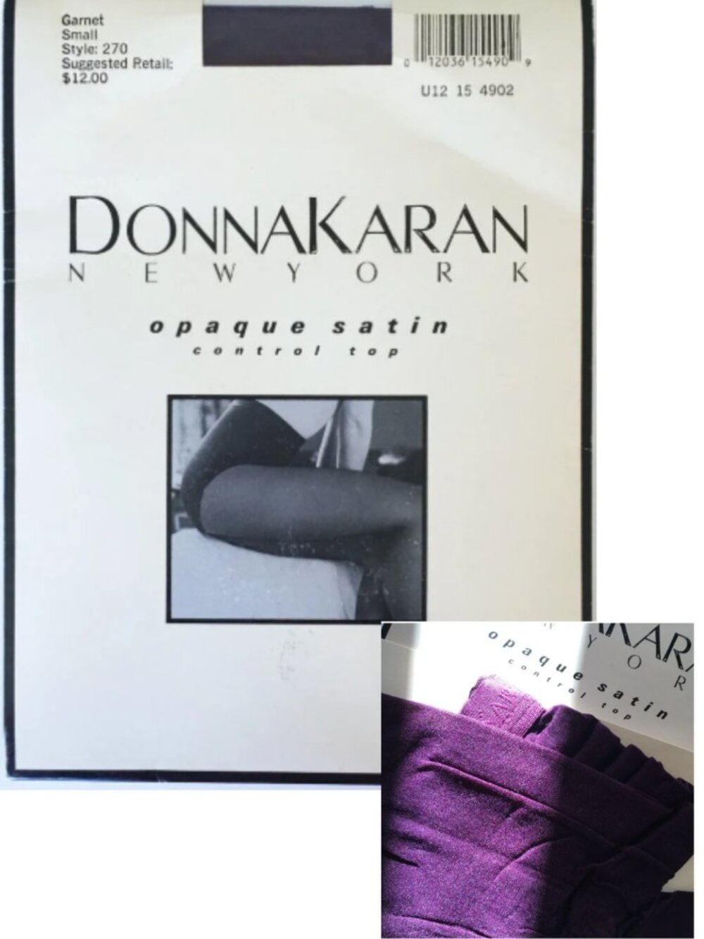 DONNA KARAN OPAQUE SATIN – CONTROL TOP